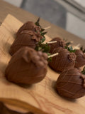 1 (12) dozen chocolate covered strawberries