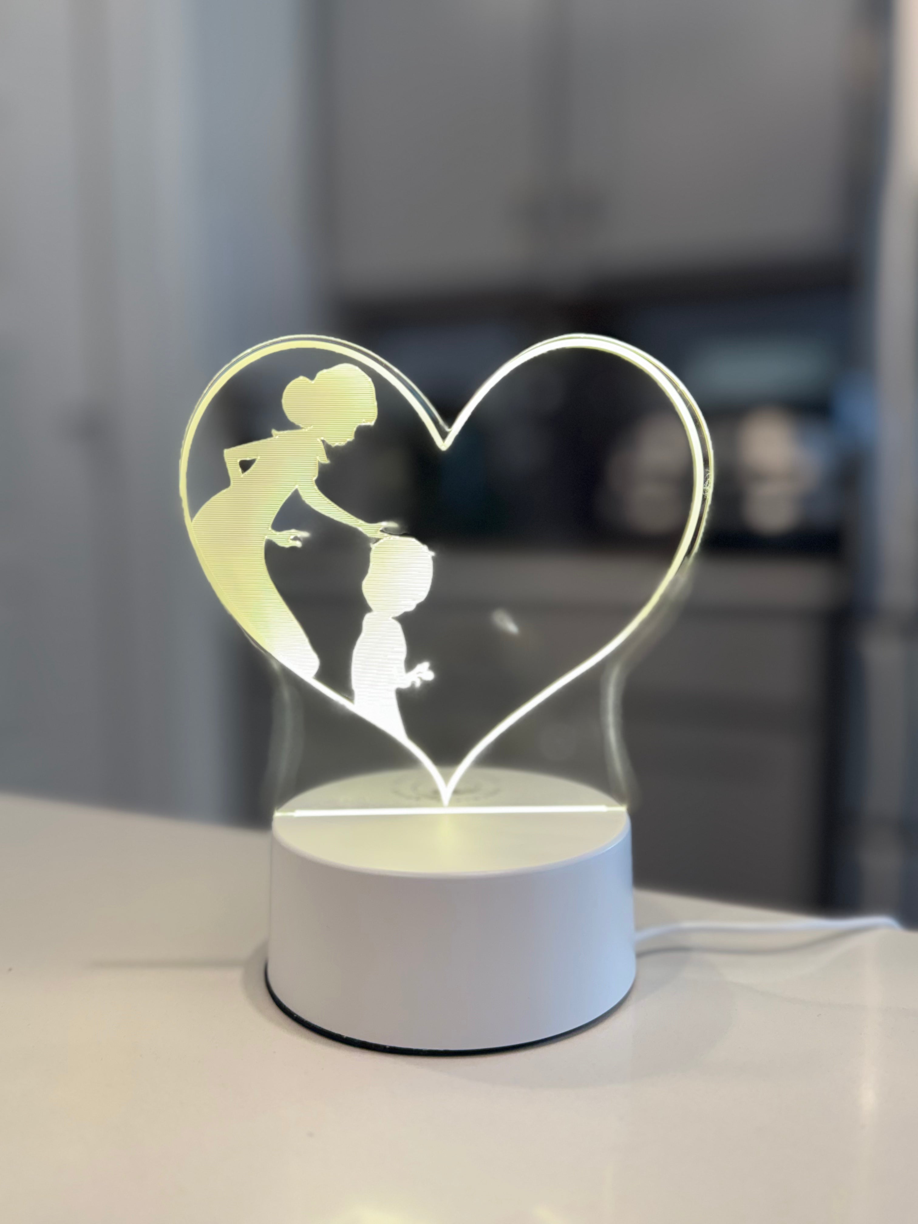 Mom 🌸 3D Led Night Lamp